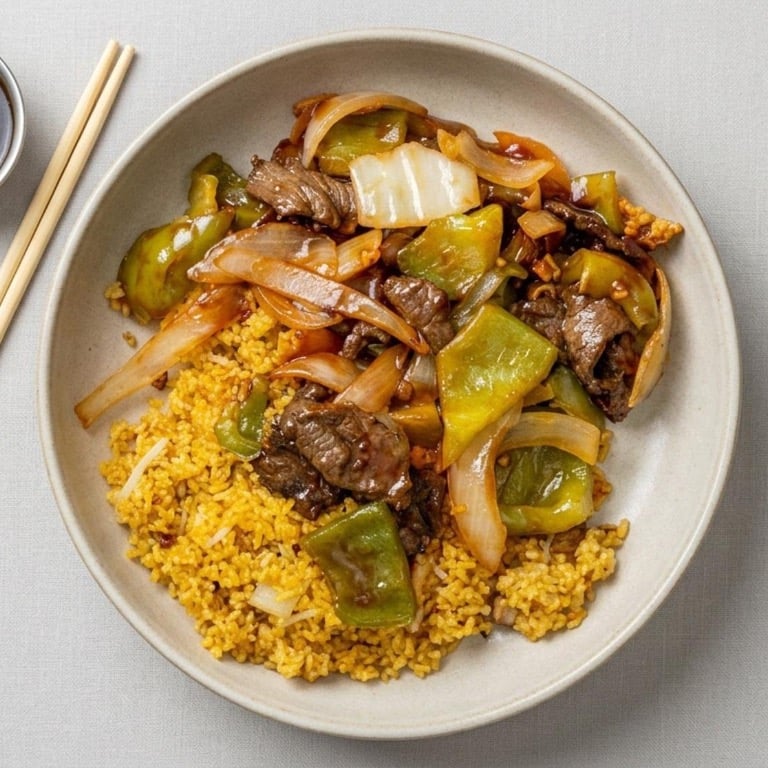 C 3. Pepper Steak w. Onion 青椒牛