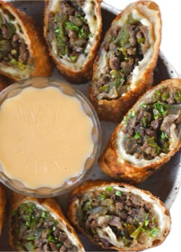 Philly Cheesesteak Egg Roll (2)
