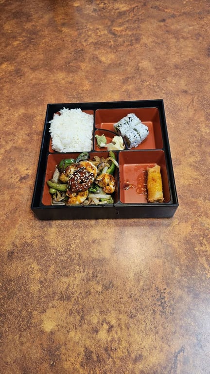 L3. Shrimp Teriyaki Bento Box