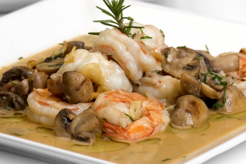 Shrimp & Mushrooms