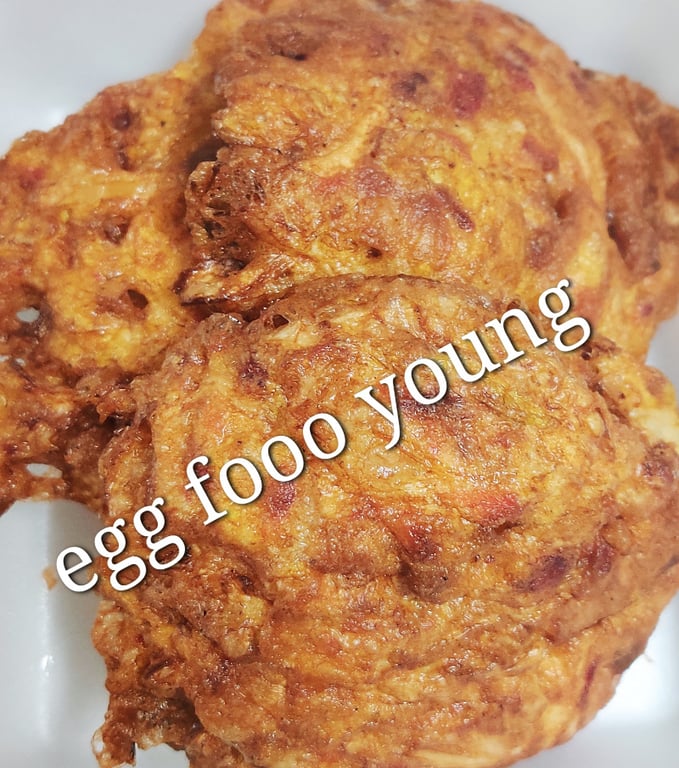 鸡蓉蛋 52. Chicken Egg Foo Young