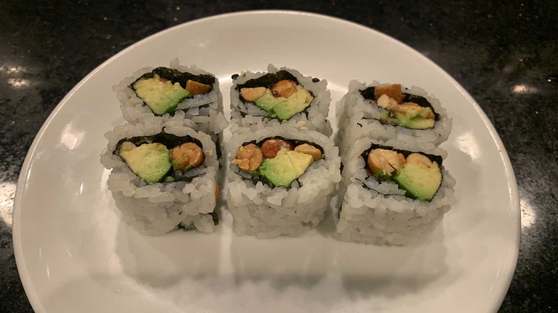 Peanut Avocado Roll