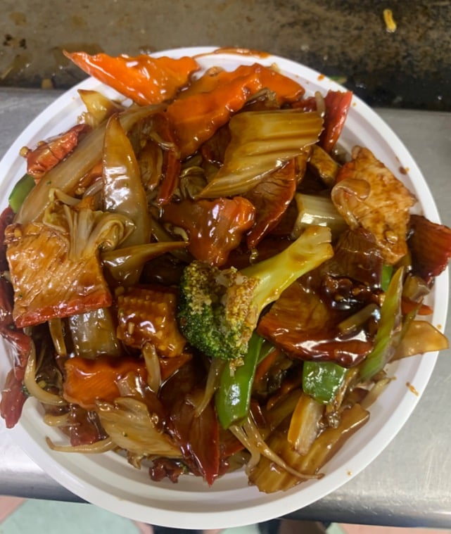 38. Roast Pork Chop Suey 叉烧什碎