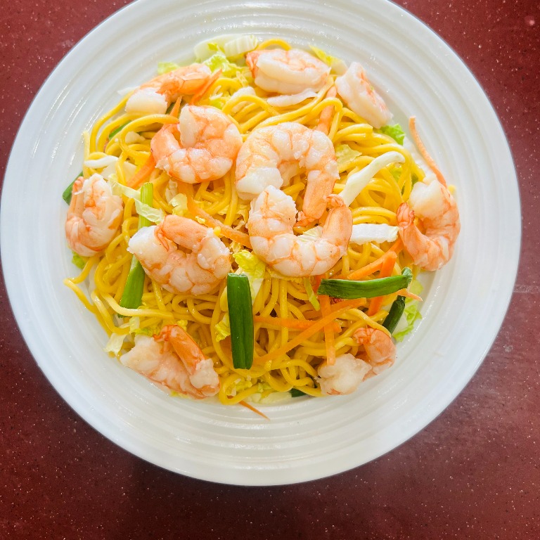 27. 虾捞面 <br>Shrimp Lo Mein