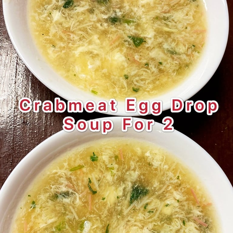 4. Crabmeat Shrimp Egg Drop Soup 