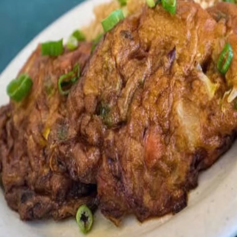 叉烧蓉蛋 <br>  Roast Pork Egg Foo Young