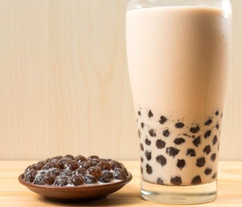 Rising Sun Signature Milk Tea W/Crystal Boba