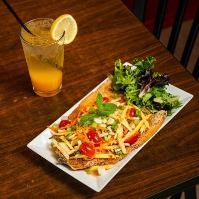 Crispy Trout Salad 脆皮鳟鱼沙拉