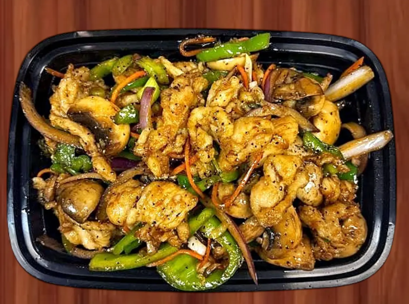 S7. 黑椒鸡片 Black Pepper Chicken