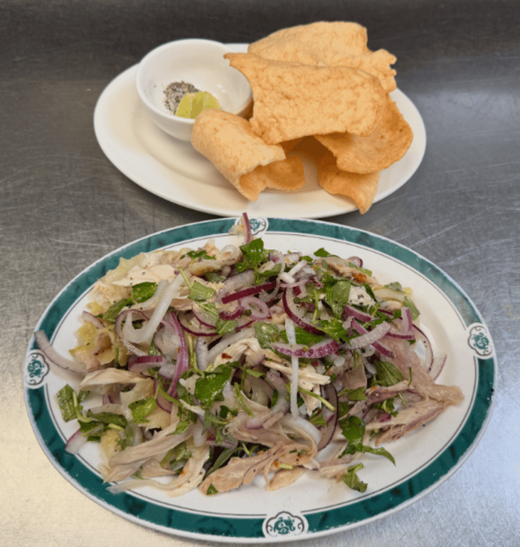 373. Shredded Free Ranch Chicken & Cabbage Salad with Vietnamese Fish Sauce