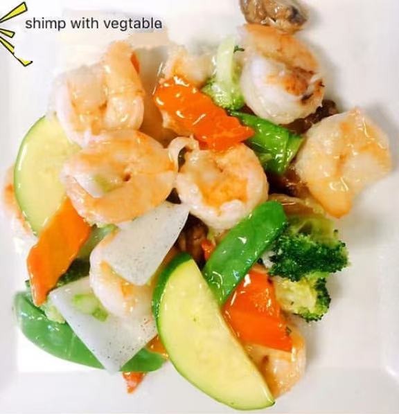 62. Shrimp w. Mixed Vegetables
