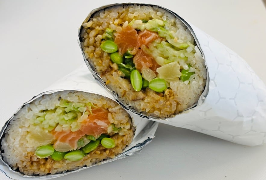 B3. Salmon Lover Burrito