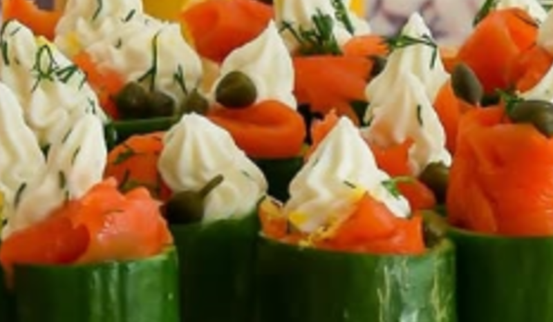 Concombre Saumon Fumé & Crème Citron