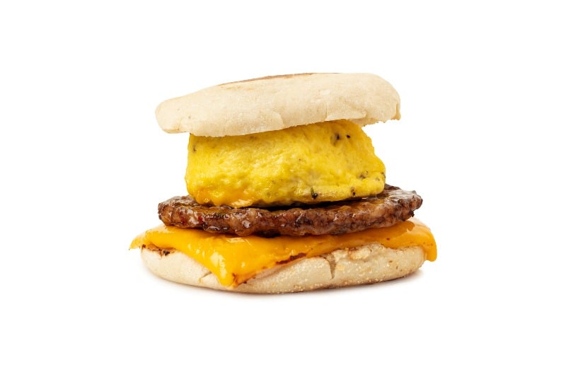 Sausage, Egg and Cheese English Muffin