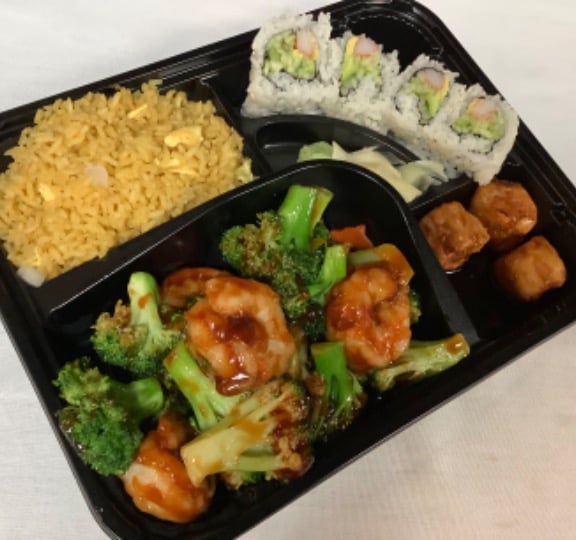 (Box) Shrimp with Broccoli （盒）芥兰虾