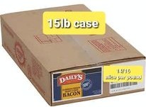 Bacon - 15 lb Box Dailys 14/16 regular