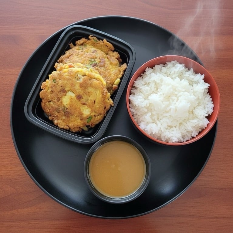 94. Roast Pork Egg Foo Young