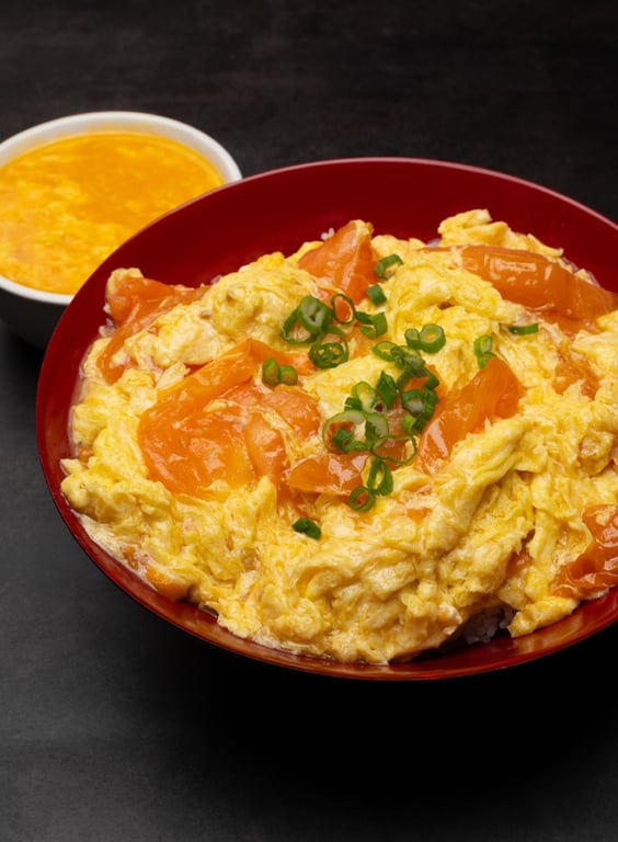 Tomato Egg Over Rice