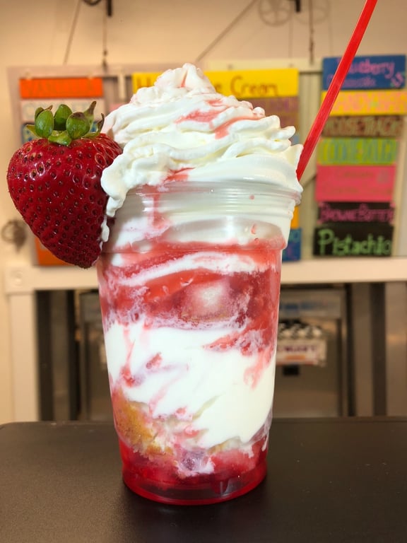 Strawberry Shortcake Sundae