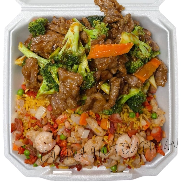 Big Plate Special Beef Broccoli + House Fried Rice