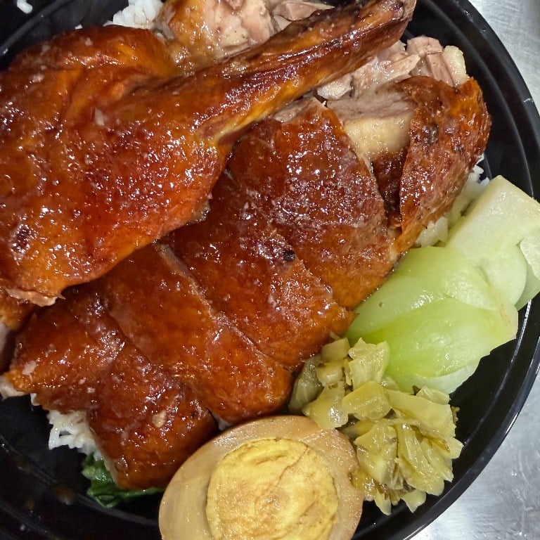 烤鸭饭 Roast Duck Rice Plate