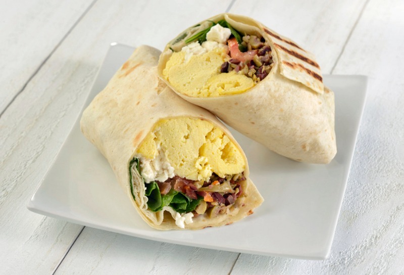 Mediterranean Breakfast Burrito