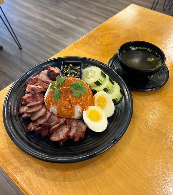 BBQ Roasted Pork (Khao Moo Dang)