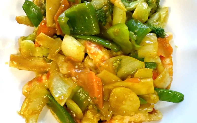 Curry Vegi-Prawns