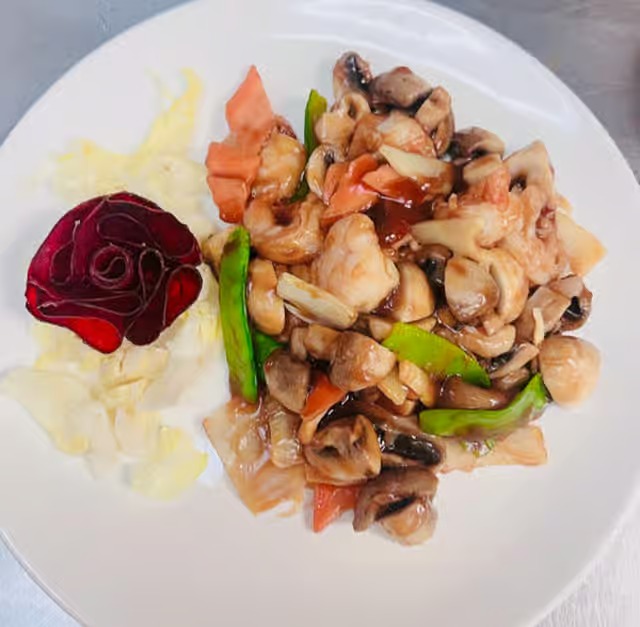 Shrimp with Mushroom 蘑菇虾