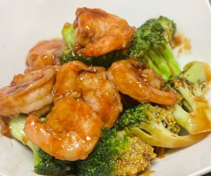 L5. Broccoli w. Shrimp（午餐芥兰虾）