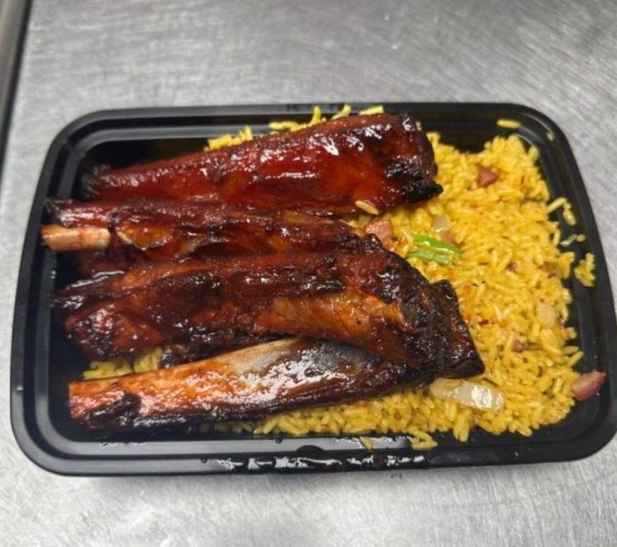 S1. Bar-B-Q Spare Ribs (Combo Platter)