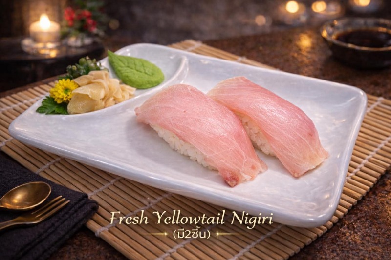 Yellowtail Sushi (Nigiri)