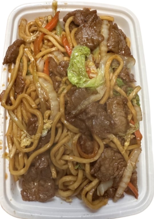 F13. 牛捞面 Beef Lo Mein