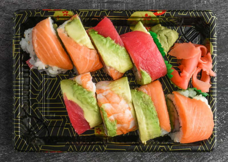 D6. Rainbow Roll (8 pcs)