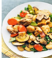 C35 Chicken w. Mushroom Combo蘑菇鸡