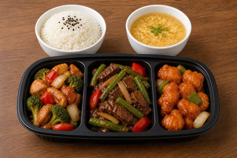Three Dishes + Soup