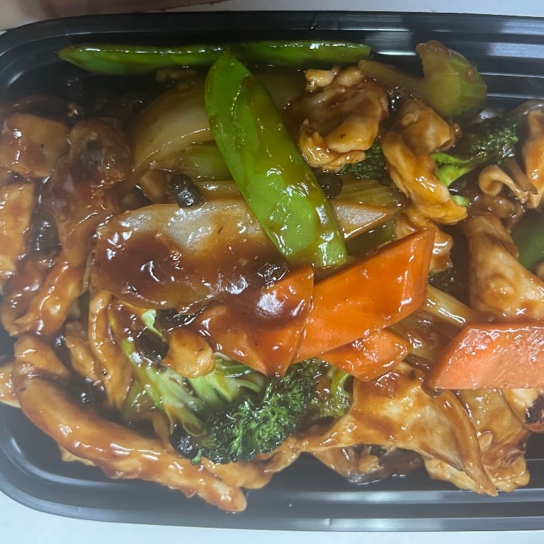 54. 豆豉鸡 Chicken w. Black Bean Sauce