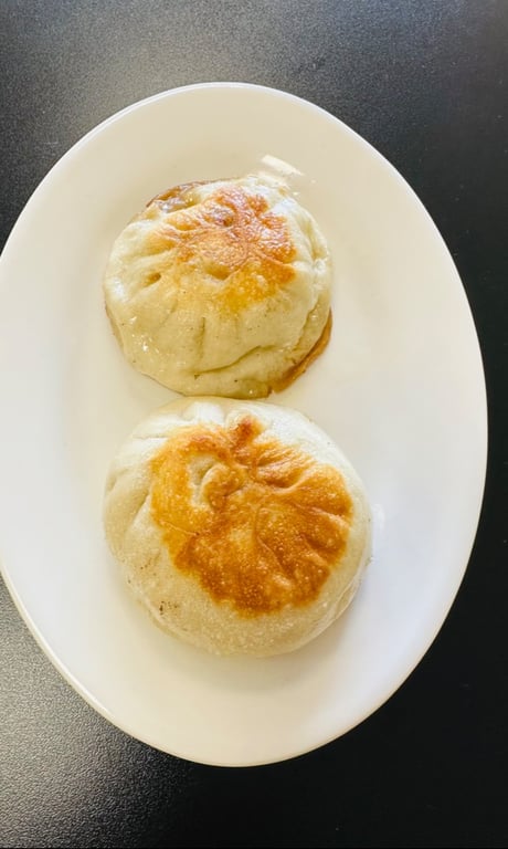 Pan fried pork buns