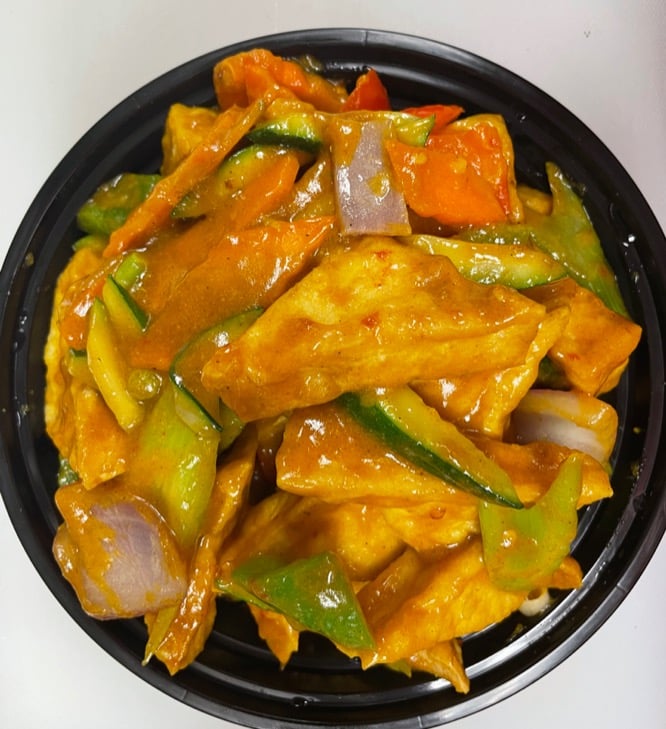 121. Curry Tofu<br>咖喱豆腐