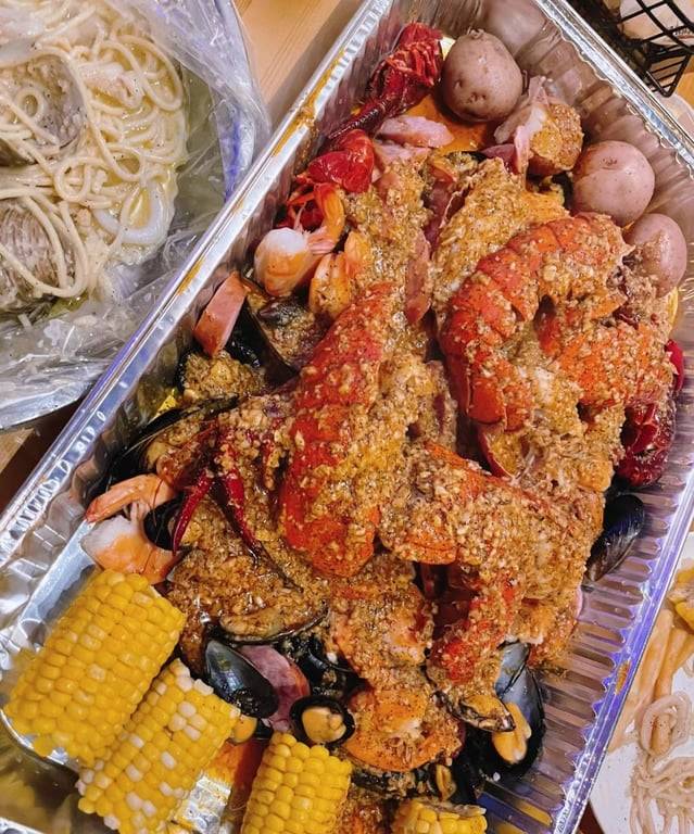 大份手抓海鲜  Big Size Cajun Seafood Platter