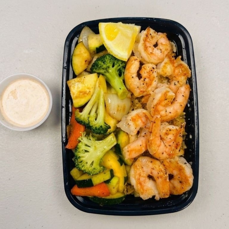 Teppanyaki Shrimp Bowl