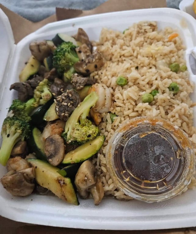 H9. Steak & Shrimp Hibachi