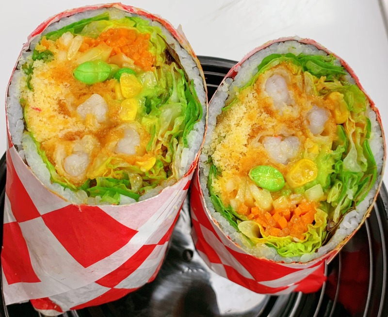 7. Shrimp Tempura Burrito