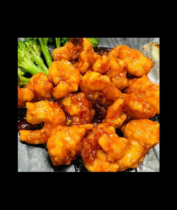 左宗虾 S 1. General Tso's Shrimp