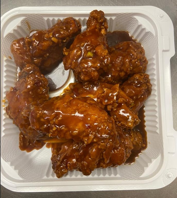 鱼香鸡翅 A 3. Chicken Wing w. Garlic Sauce (8)