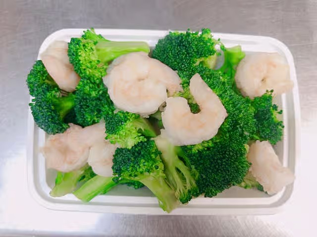 Shrimp with Broccoli 蒸芥兰虾