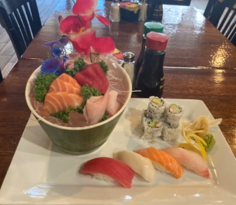 Sushi & Sashimi Combo Lunch