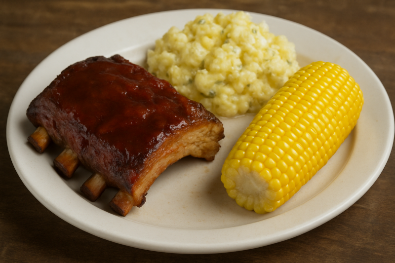 1/4 Rack BBQ Ribs