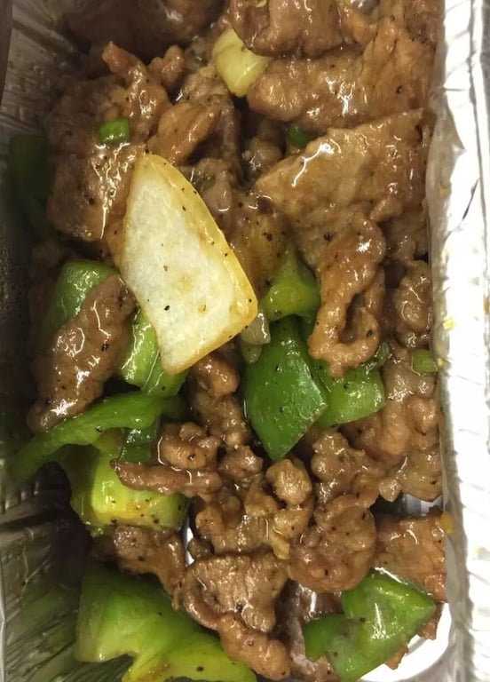 60. Black Pepper Beef 黑椒牛