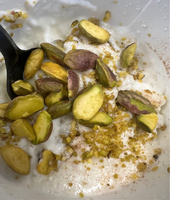 Pistachio Rice Pudding